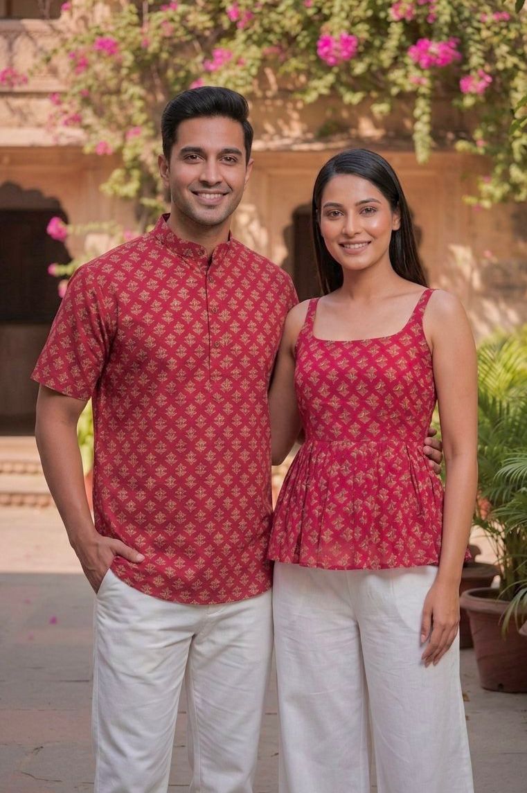 Vacation wear - couple matching outfit 1