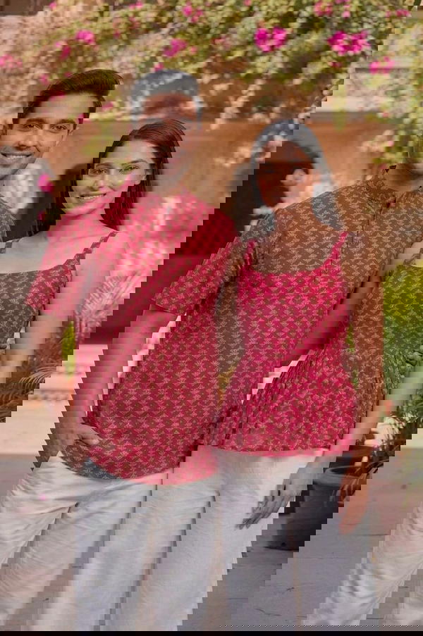 Vacation wear - couple matching outfit