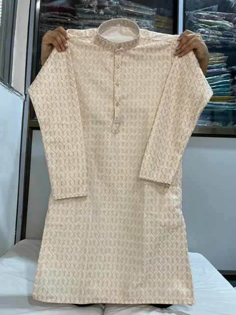 Men Silk Kurta pyjama for Wedding Function 1