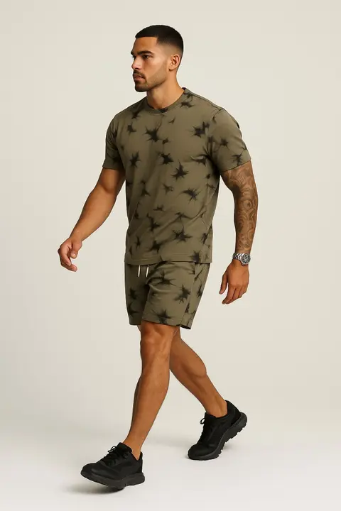 Men's Summer Comfort Wear – Cotton Tie Dye Set 2