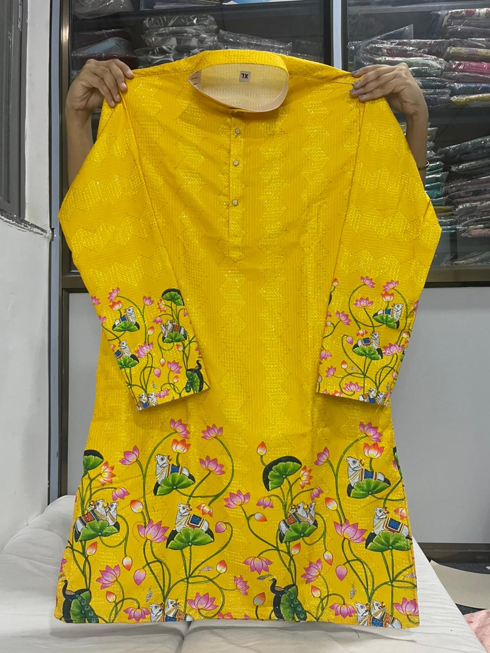 Haldi special kurta pajama for men 1
