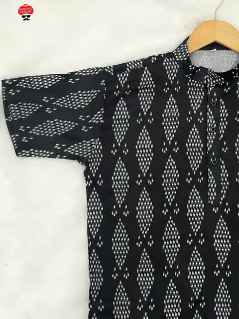 New Arrival Men’s Half Sleeve Cotton Short Kurta 1