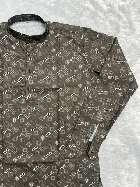 Casual to Festive Cotton Kurta Shirt for Men 2