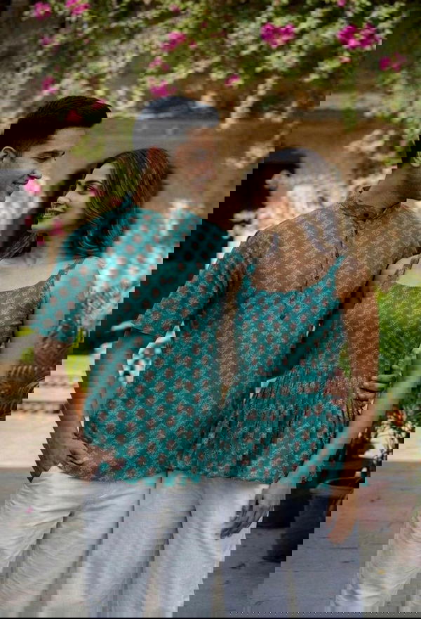 Matching couple outfit perfect for vacation