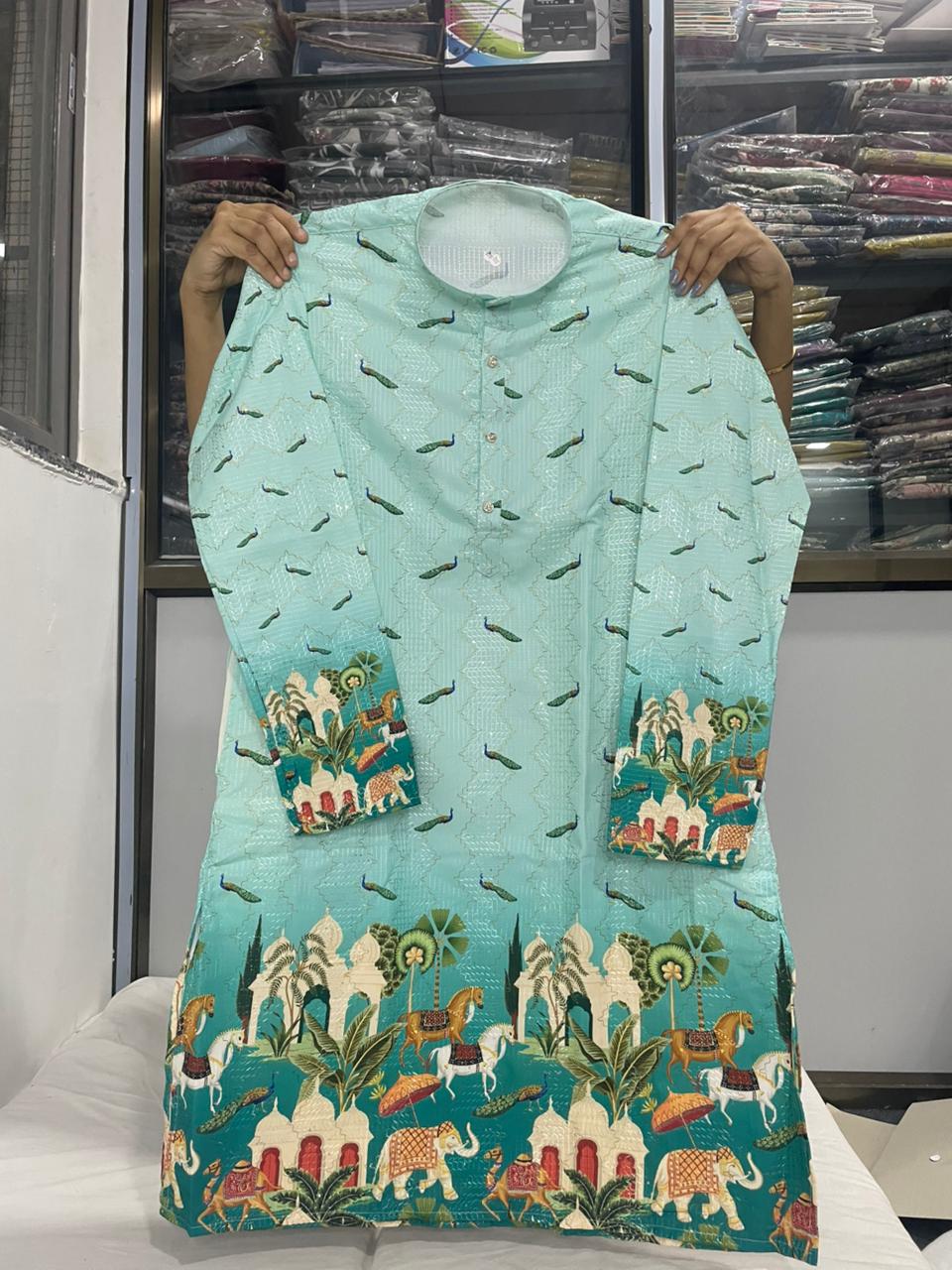 Latest Men’s Party Wear Kurta pajama Collection 1