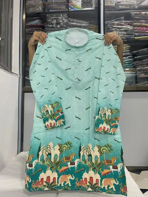 Latest Men’s Party Wear Kurta pajama Collection 1