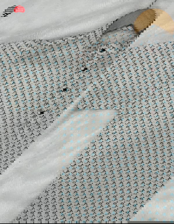 Trendy Half Sleeve Short Kurta for Men – Festive Collection