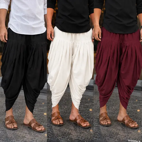 Unisex Patiala Style Dhoti – Soft Poly Cotton
