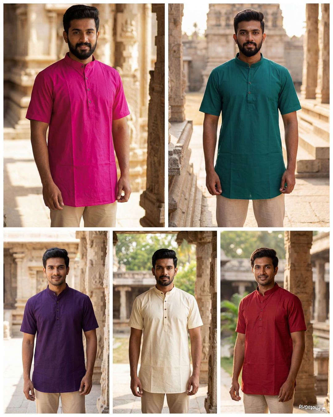 Short Kurta half sleeves for every celebration and casual wear 1