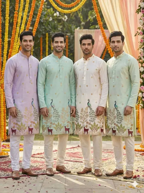 Wedding & Party Wear Kurta Pyjama for Men 1