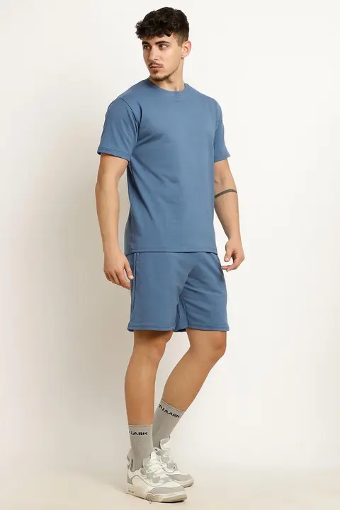Premium Cotton T-Shirt & Shorts Co-Ord Set for Men 2