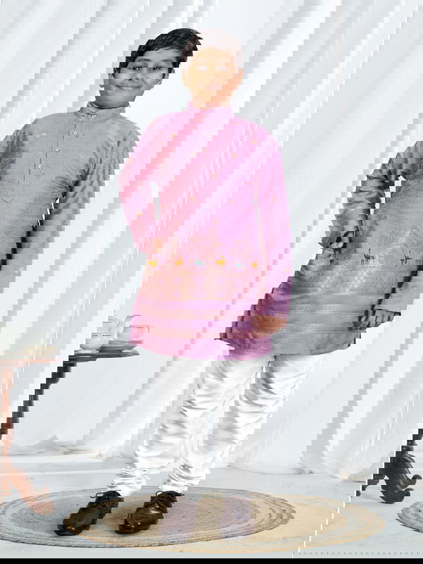 Traditional Boys Kurta pyjama for Special Occasions