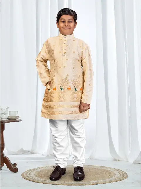 Modern Ethnic Kurta pyjama for Boys 2