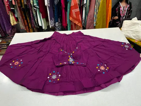 Real Mirror Work Lehenga Choli Set | Navratri & Festive Wear 2