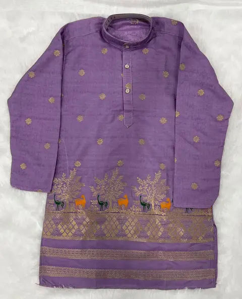 Traditional Boys Kurta pyjama for Special Occasions 1