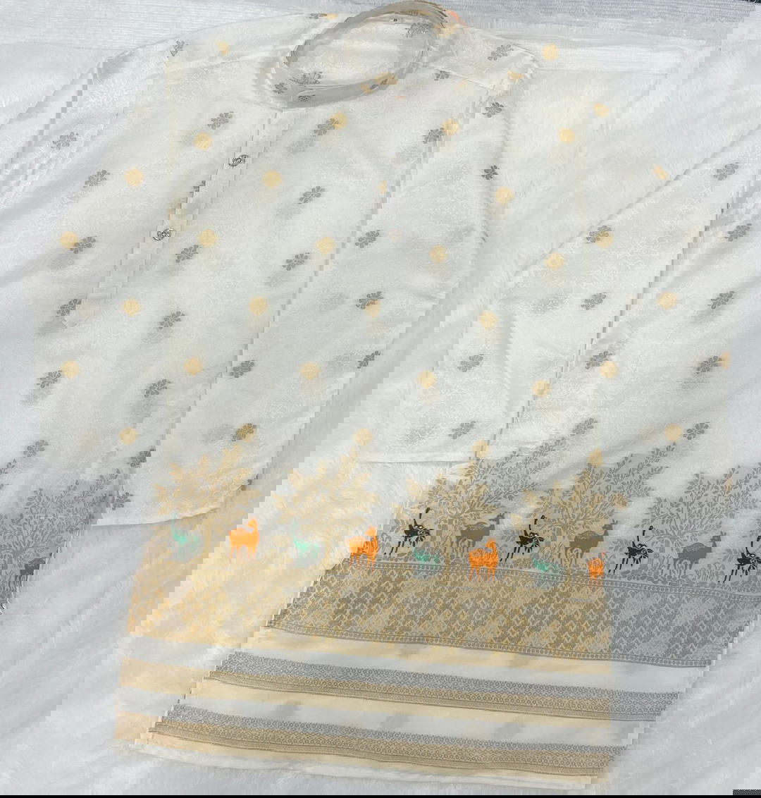 Kids Festive Kurta pyjama in Premium Silk Fabric 1