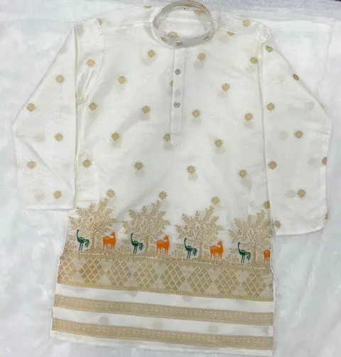 Kids Festive Kurta pyjama in Premium Silk Fabric 1
