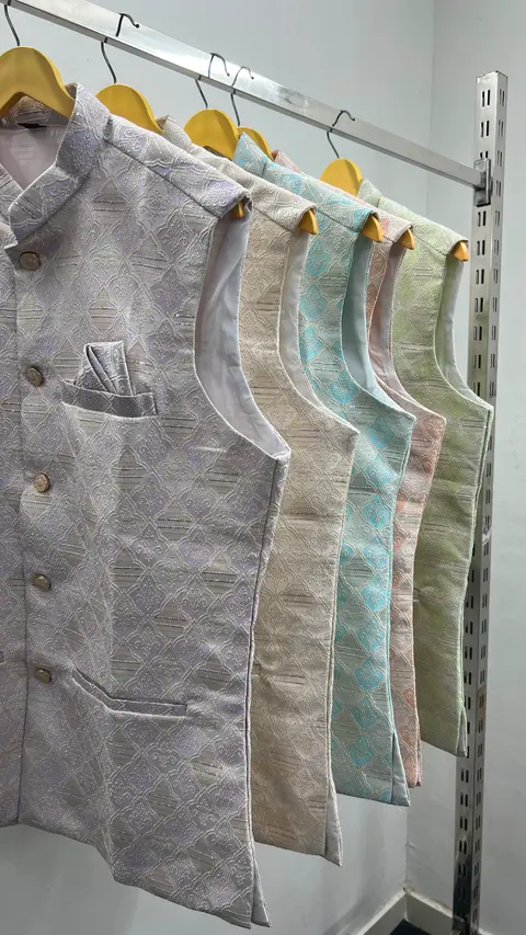 Wedding & Festival Special Jacquard Koti Kurta Set 2