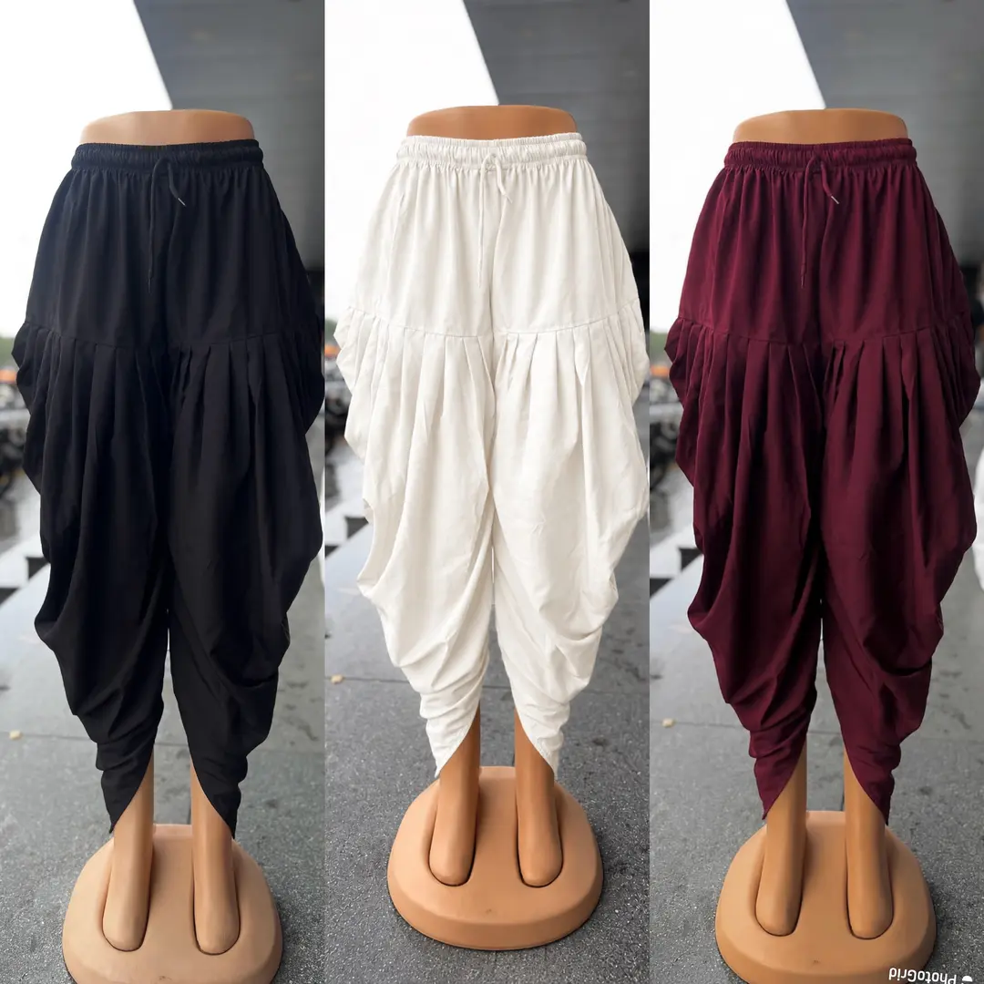 Unisex Patiala Style Dhoti – Soft Poly Cotton 1
