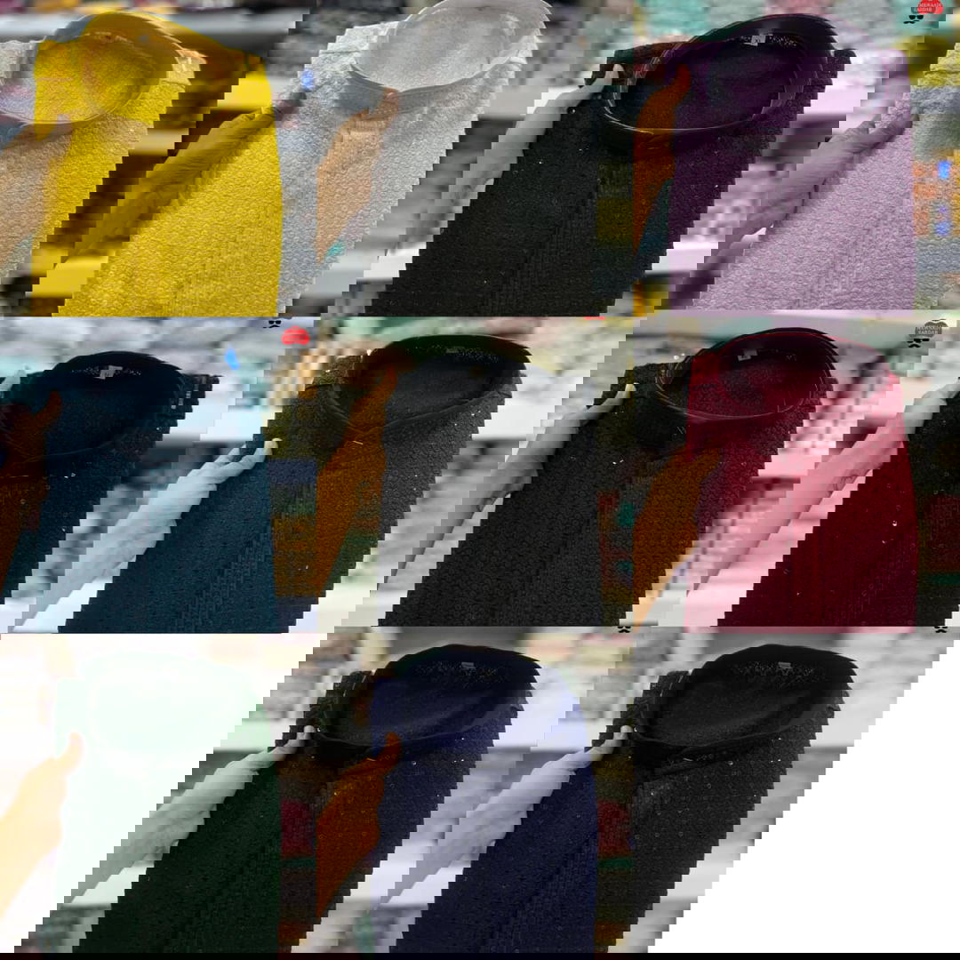 Men’s Chikan Work Kurta With Sequins in Heavy Rayon Fabric 1