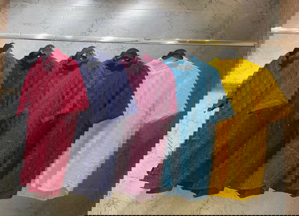 Stylish Short Kurta with Chikan Embroidery for Men