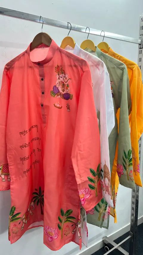 Ganpati Special Traditional Printed Kurta 7