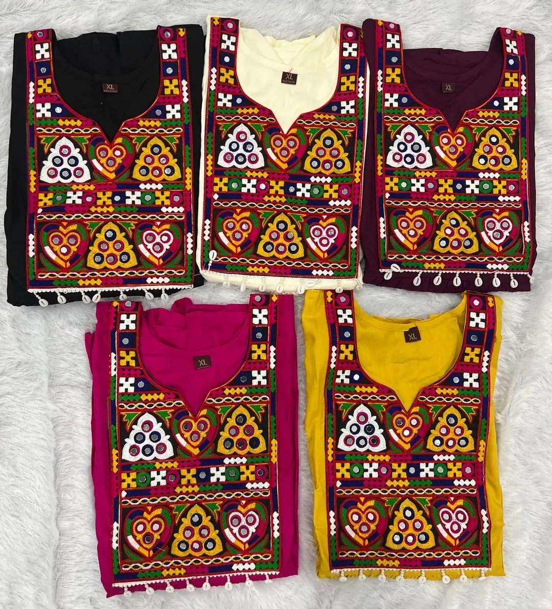 Navratri Short Kurti, Garba Top, Dandiya Dress, Gujarati Top 1