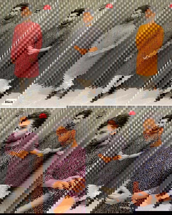 Festive Wear Bandhani Kurtapajama for Men in Cotton Fabric