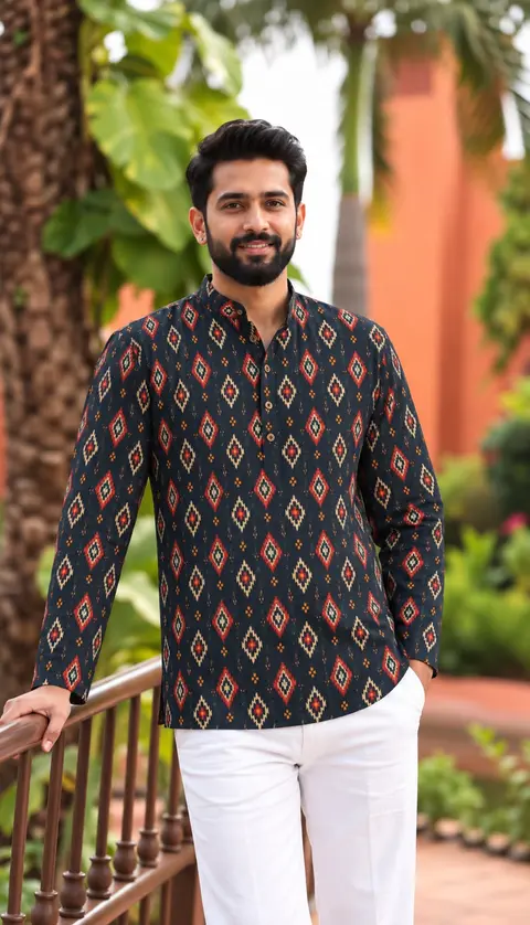 cotton ethnic comfortable men kurta 3