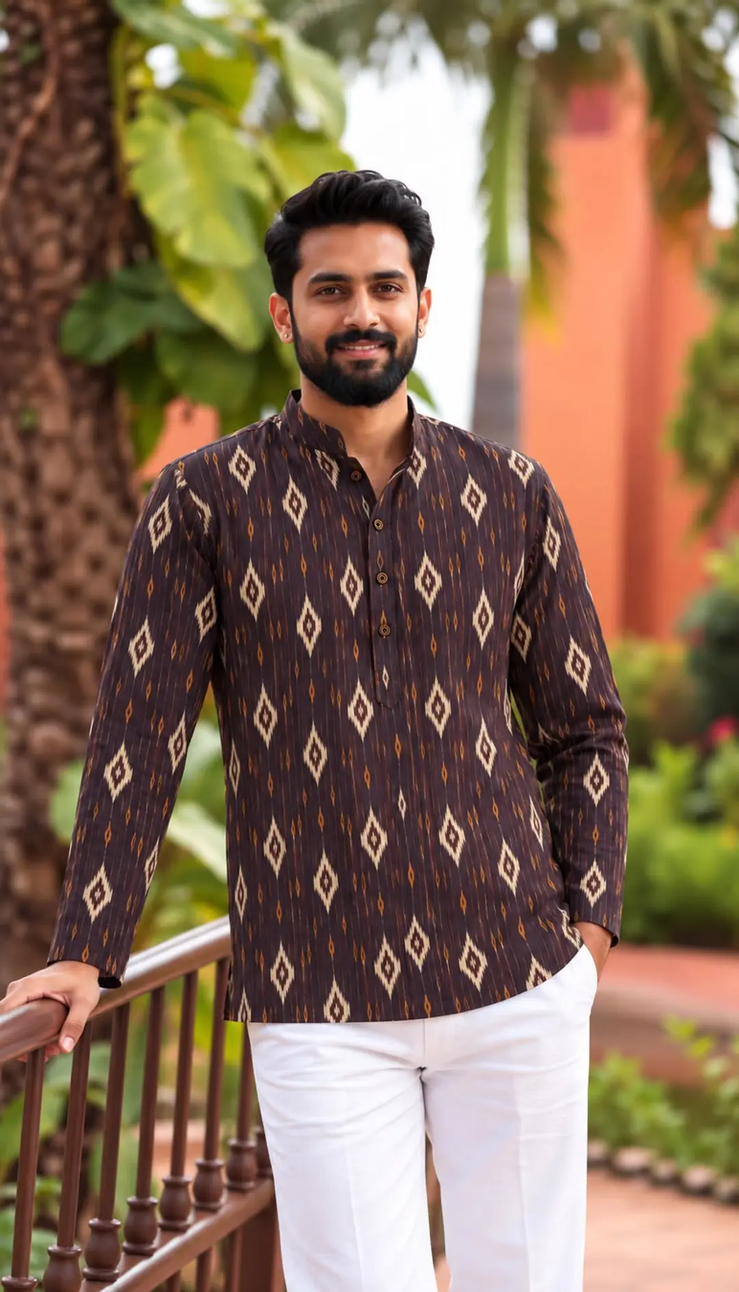 Trendy Men’s Short Kurta 1
