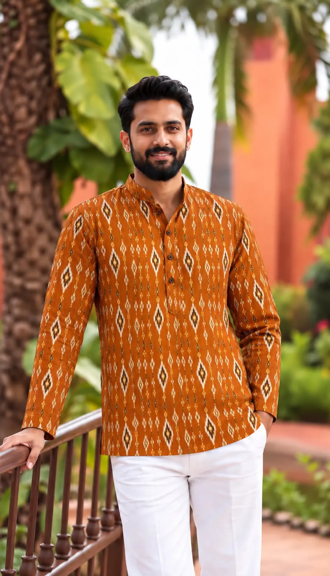 Stylish Printed Kurta for Men 1