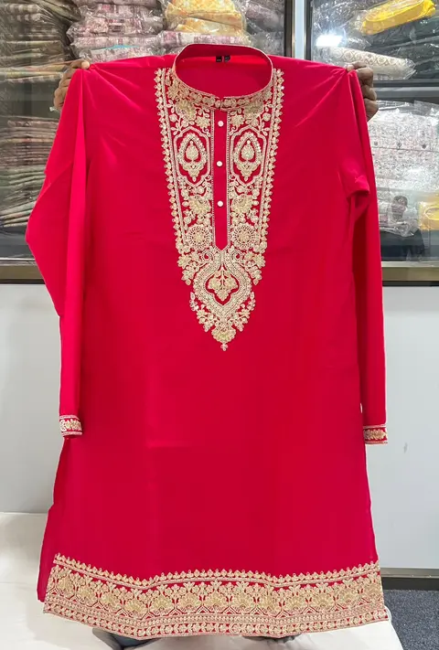 designer embroidered kurta for men 4