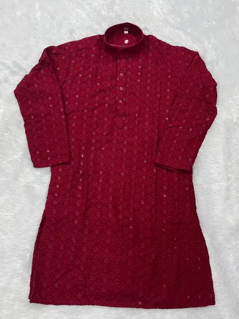 kids Chikankari ethnic wear, boys kurta pant set 2