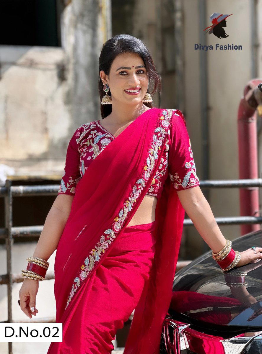 D.NO. 02 BY DF PURE BLOOMING NATURAL CHIFFON SAREE WHOLESALER IN INDIA 1