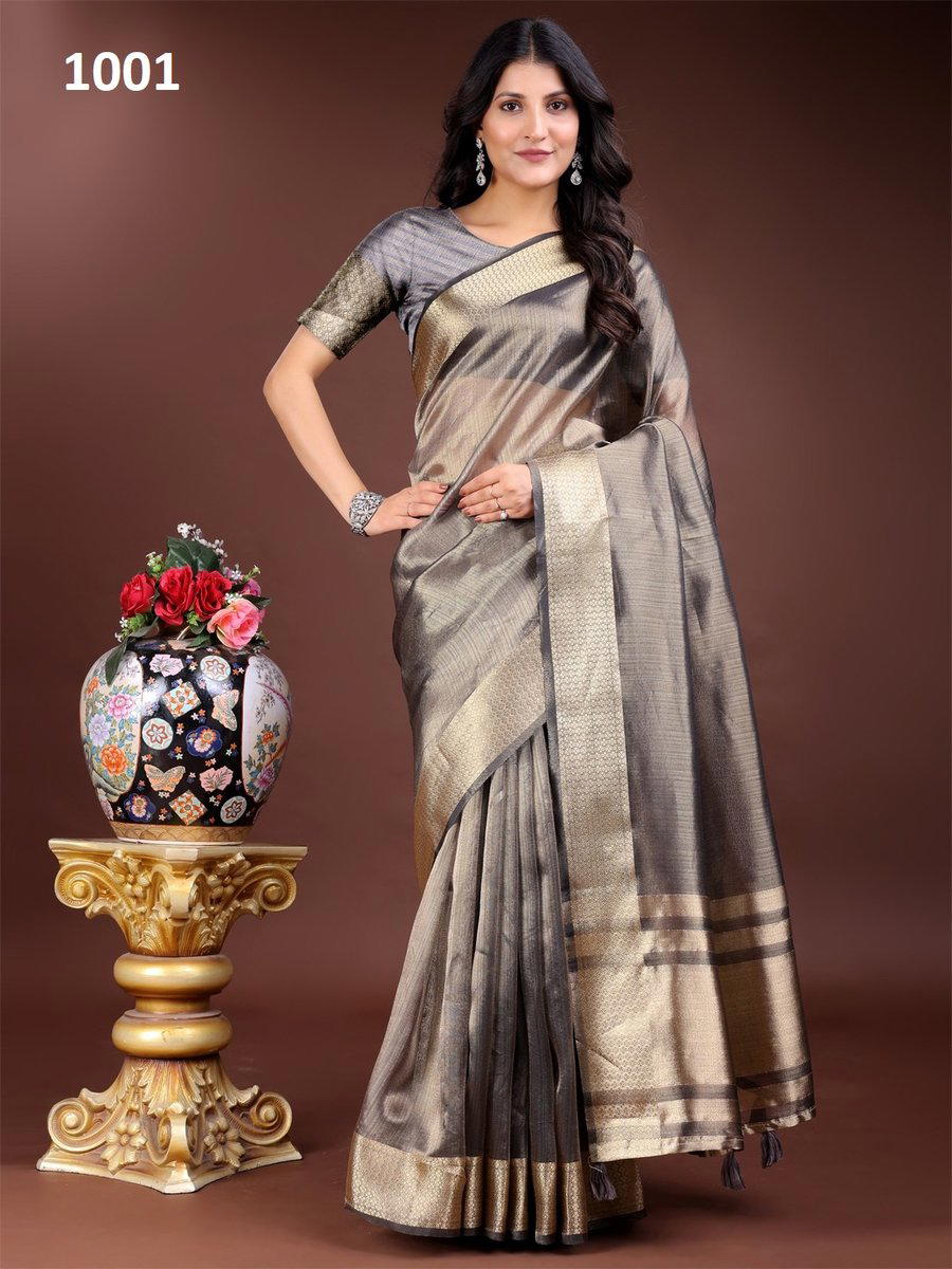ASTITA MANTRA SILK 1001 TO 1006 DESIGNER SILK SAREE WHOLESALER IN INDIA 1