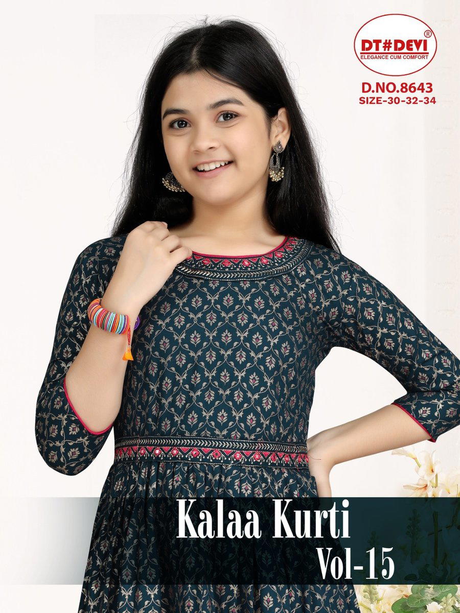 KALAA KURTI VOL 15 BY SAGAR IMPEX DESIGNER KURTI WHOLESALER IN INDIA 1