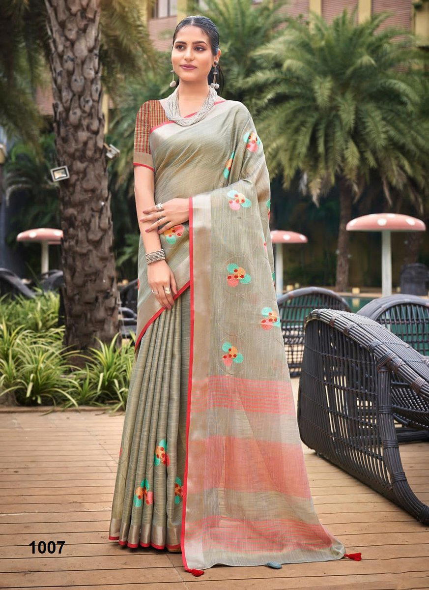 LINEN QUEEN BY SANGAM LINEN SAREE MANUFACTURER IN INDIA 1