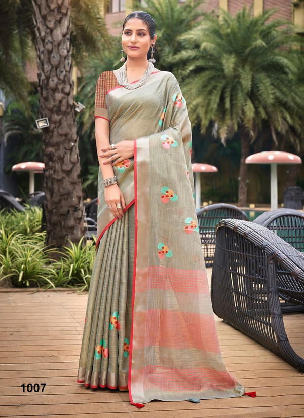 LINEN QUEEN BY SANGAM LINEN SAREE MANUFACTURER IN INDIA
