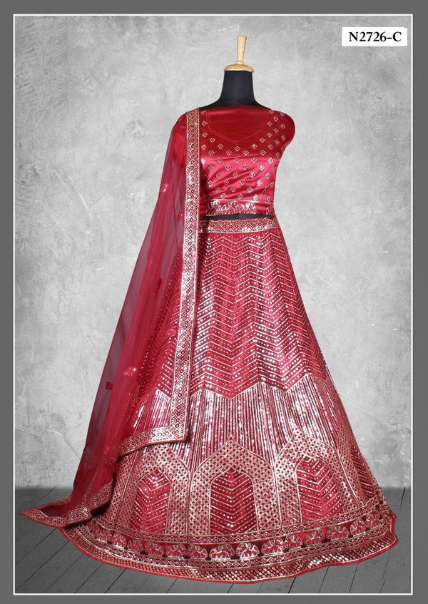 MAHOTSAV SHUBHARAMBH VOL-03 N2723 TO N2726 DESIGNER LEHENGA CHOLI WHOLESALER IN INDIA