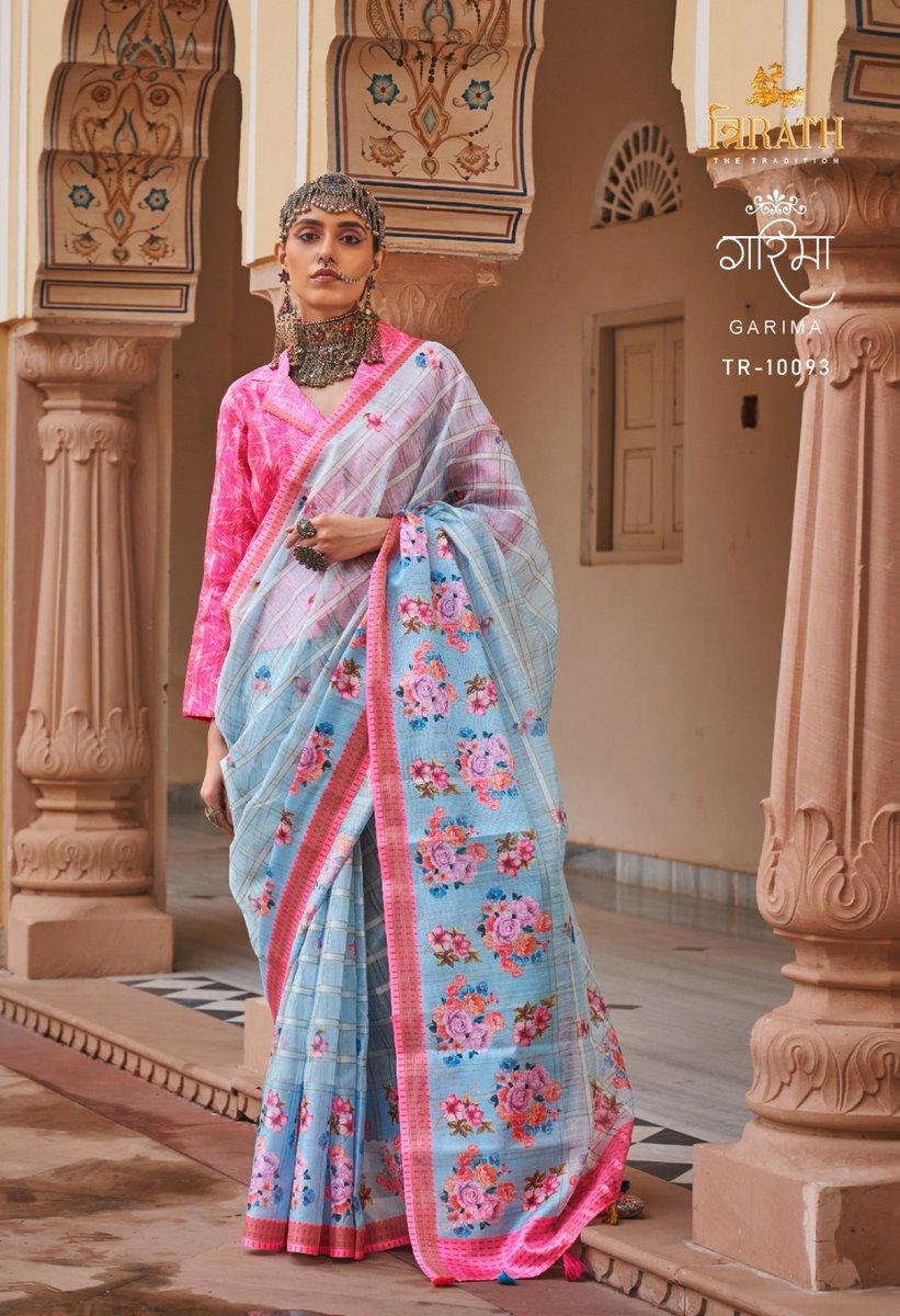GARIMA BY TRIRATH PRINTED SAREE WHOLESALER IN SURAT 1
