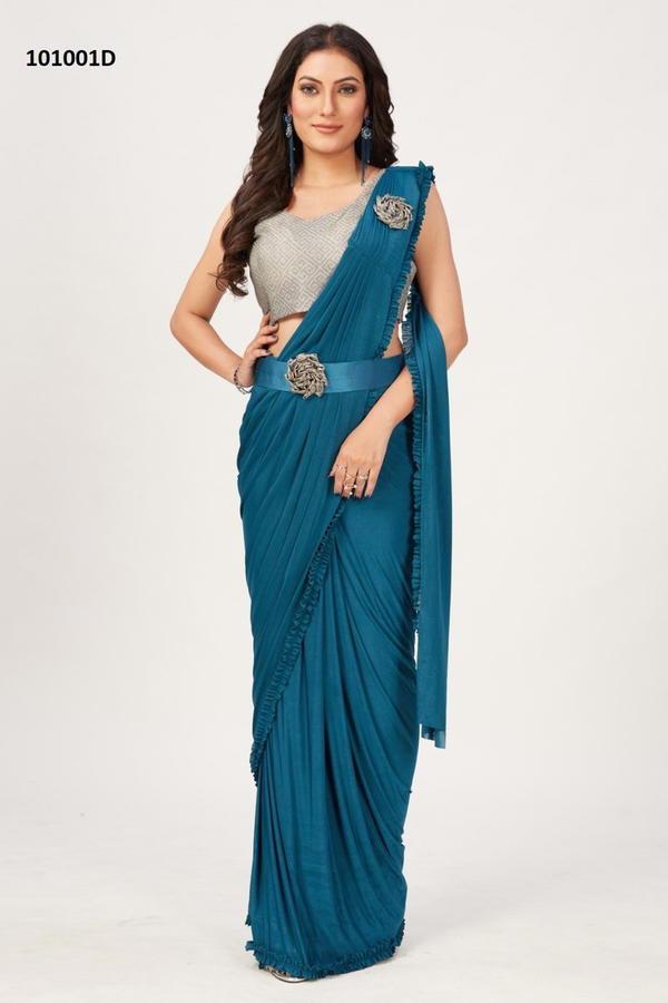 D.NO.101001D BY AMOHA PARRY WEAR SAREE MANUFACTURER IN INDIA