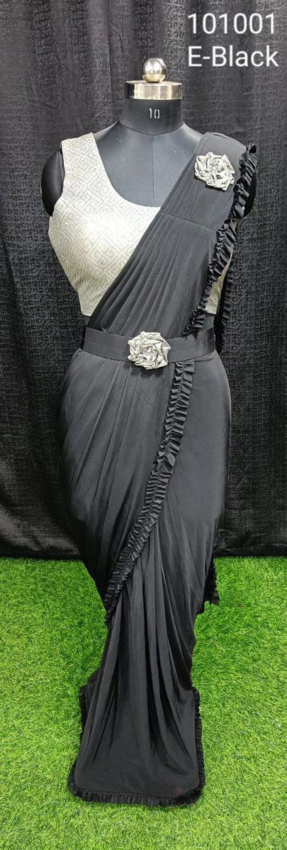 D.NO. 101001E BY AMOHA READYMADE SAREE EXPORTER IN SURAT 1