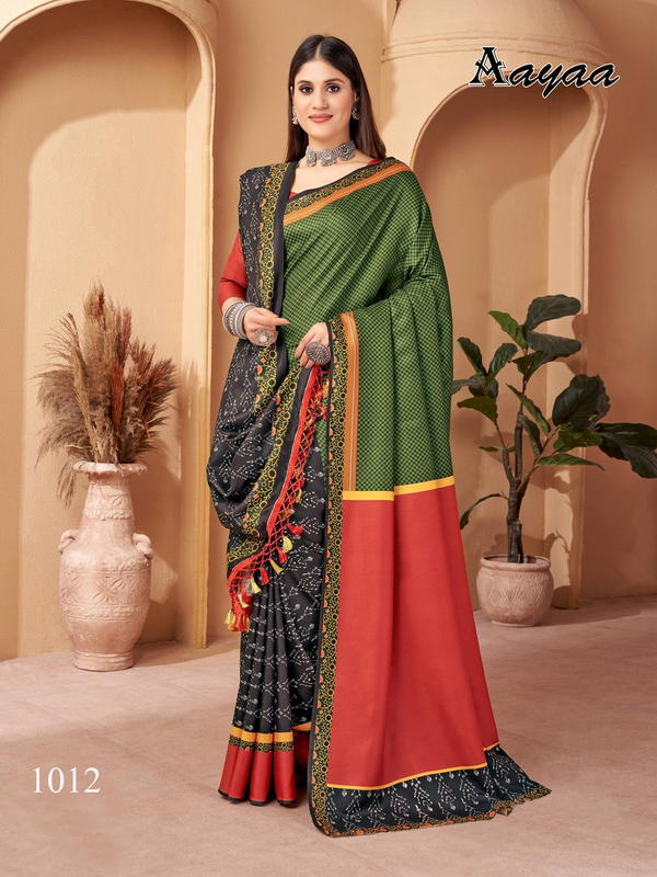 PASHMINA VOL-2 BY AAYAA PRINTED SAREE WHOLESALER IN SURAT