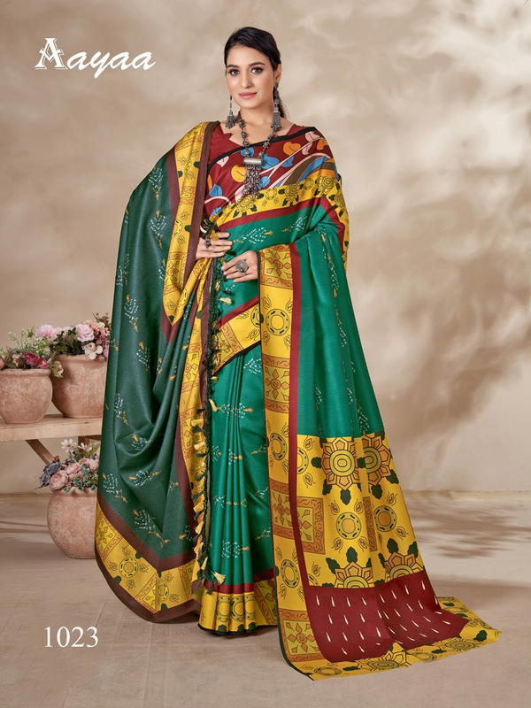 PASHMINA VOL-03 BY AAYAA PRINTED SAREE WHOLESALER IN SURAT