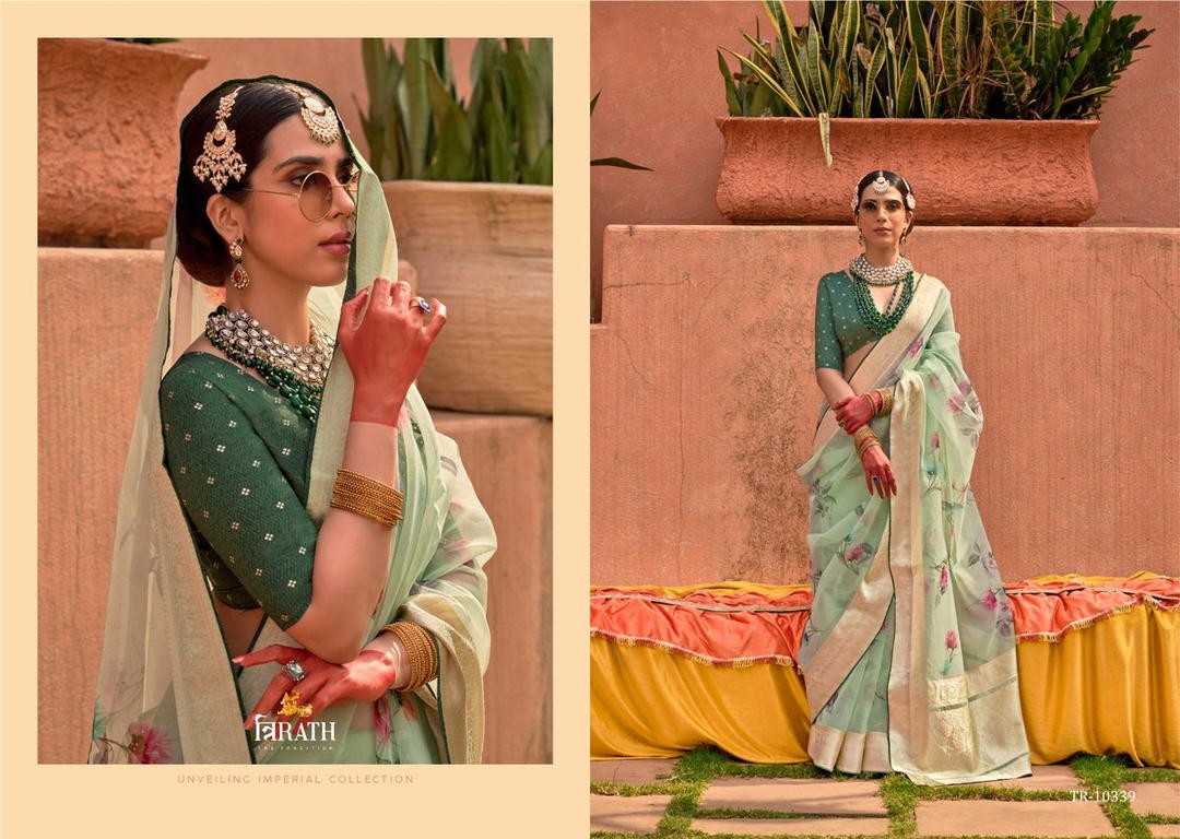 TRIRATH GEETANJALI 10339 TO 10347 DESIGNER PRINTED SILK SAREE WHOLESALER IN SURAT 1
