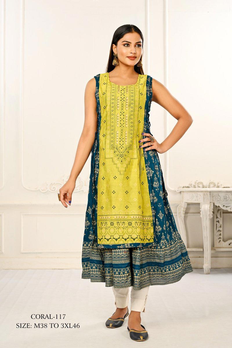CORAL BY SAGAR IMPEX COTTON KURTI MANUFACTURER IN INDIA 1