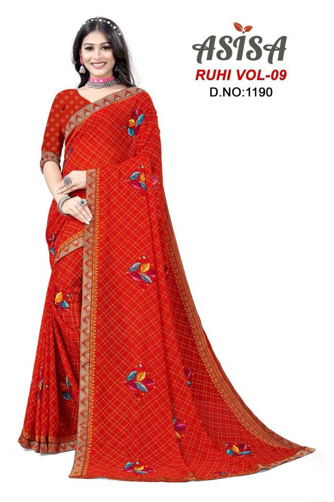 RUHI VOL-9 BY PRINTED SAREE WHOLESALER IN SURAT 1