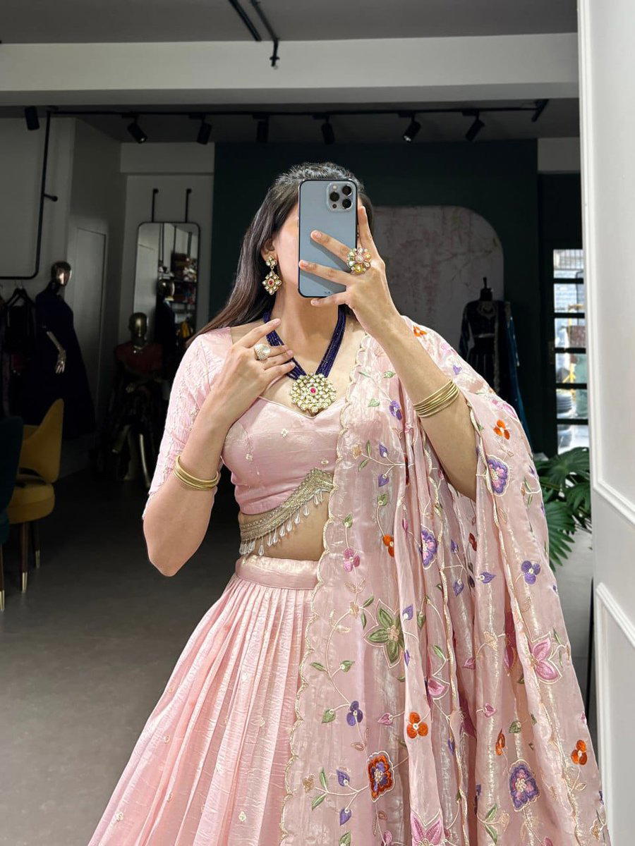 LNB 1426 LIGHT PINK DESIGNER LEHENGA CHOLI WHOLESALER IN INDIA 1
