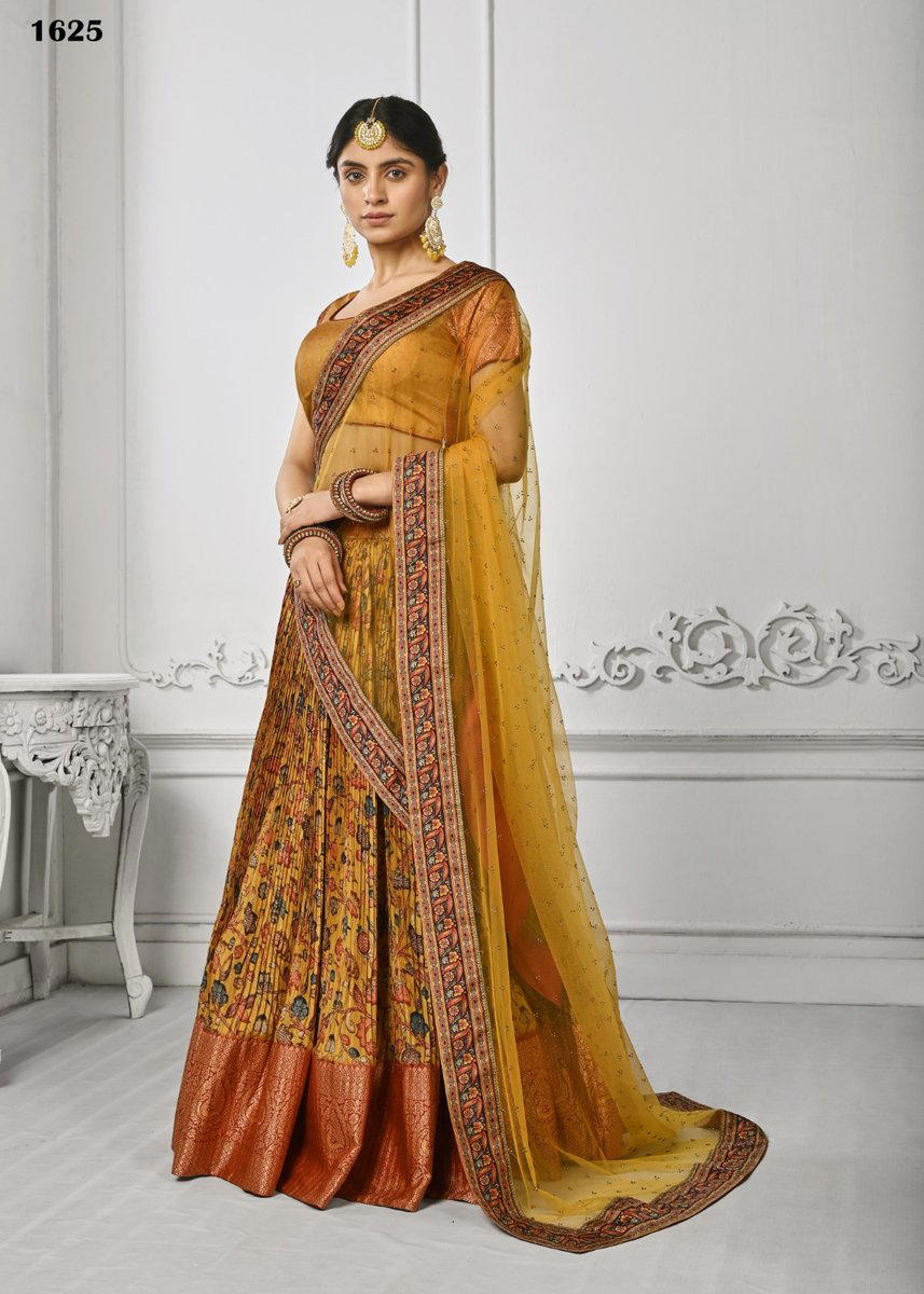 SERIES 1621 TO 1630 NX BY SAPTRANGI DIGITAL DREAM PRINT LEHENGA CHOLI EXPORTER IN INDIA 1