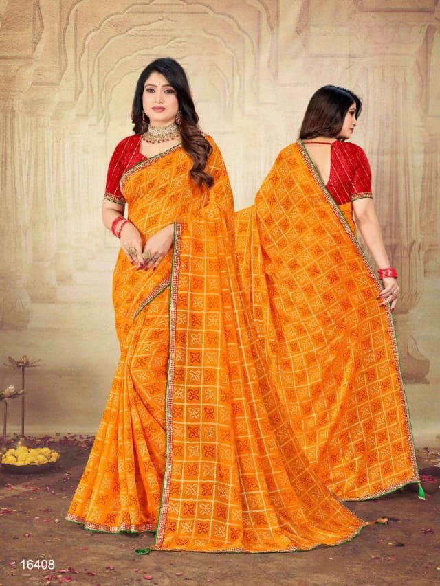 JALNIDHI SURBHI 16401 TO 16408 DESIGNER BANDHANI WHOLESALER IN INDIA 1